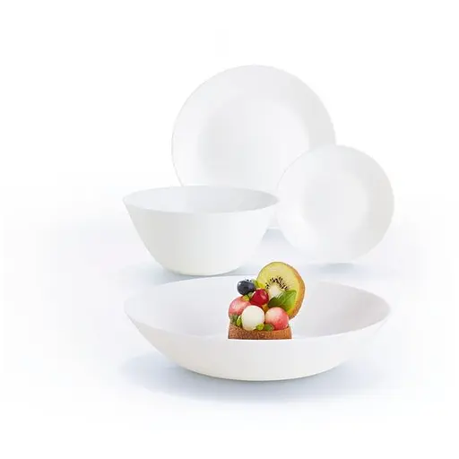 Салатник Luminarc ZELIE белый 24 см стеклокерамика (V3732) - фото 3