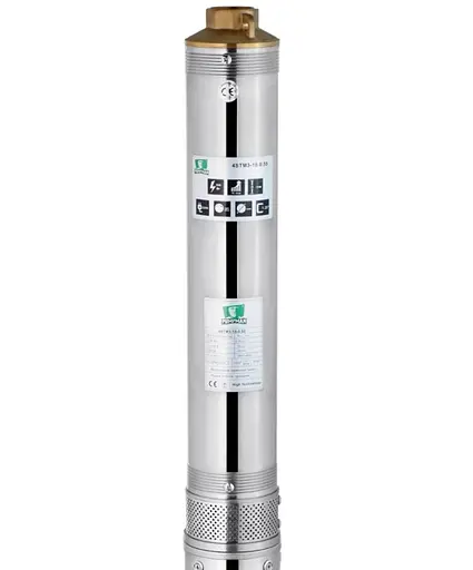 Насос глибинний відцентрований багатоступінчатий Pumpman 4STM3-10-0,55 кВт Hmax 72 м Qmax 4,8 куб.м 550 Вт (CV032269) - фото 3