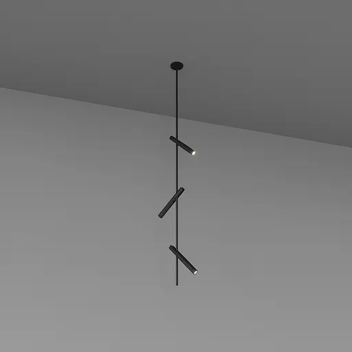 Встраиваемый светильник Skarlat RSL74248-3 3x7W BK 3000K