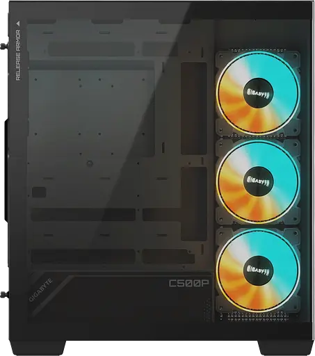 Корпус Gigabyte Aorus C500 Panoramic Stealth ARGB Black (GB-C500P ST) - фото 4