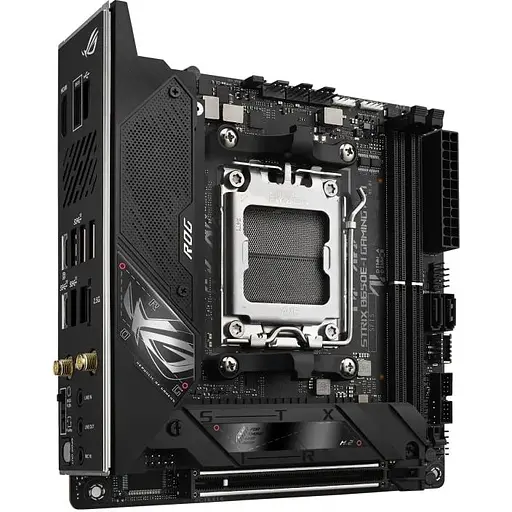 Материнська плата Asus Rog Strix B650E-I Gaming WIFI sAM5 B650 2xDDR5 M.2 HDMI WiFi BT mITX - фото 2
