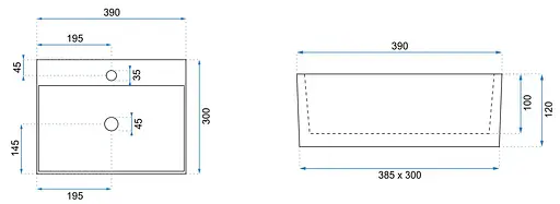 Умивальник Rea Trendy накладний білий BEL-00002, Білий - фото 7