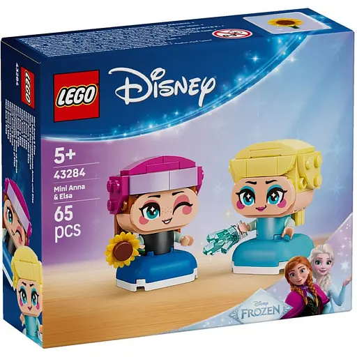 Конструктор LEGO Disney Princess Мініпринцеси Анна та Ельза 65 деталей (43284)