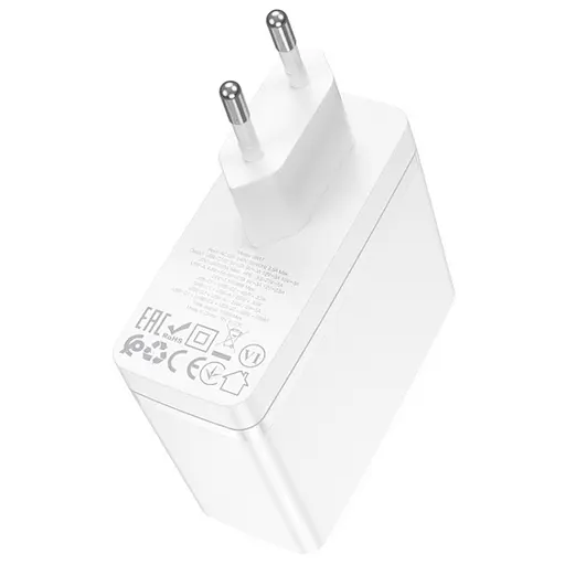 Сетевое зарядное устройство Borofone BN11 Imperial PD 100W (2Type-C/1USB) Белый - фото 3