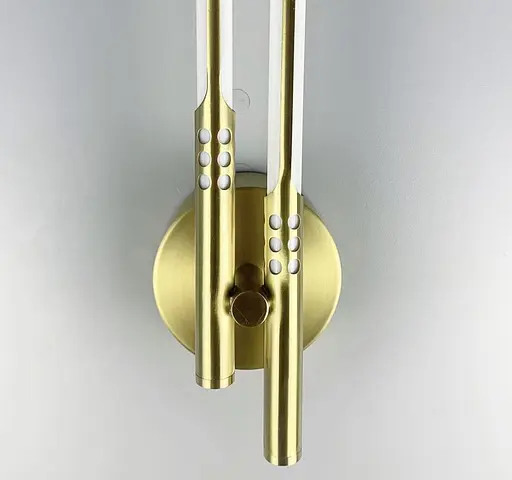 Бра з вбудованими світлодіодами в корпусі латунь Арт. WSE 12/35 Line F - фото 2