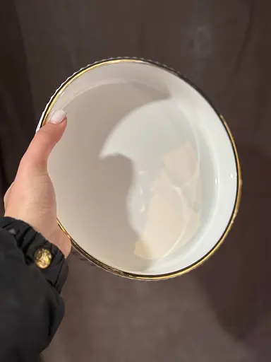 Керамическое блюдо 1571B для сервировки с декоративной подставкой - фото 8