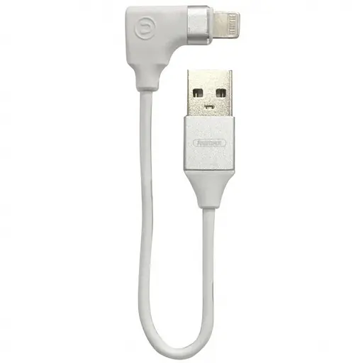 Кабель iPhone iPad 2 в 1 аудио и зарядный Remax RL-LA01 0.15 м - фото 1