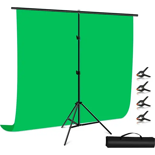 Фон хромакей зелений Puluz PU5205G 2x2м [86229] - фото 2