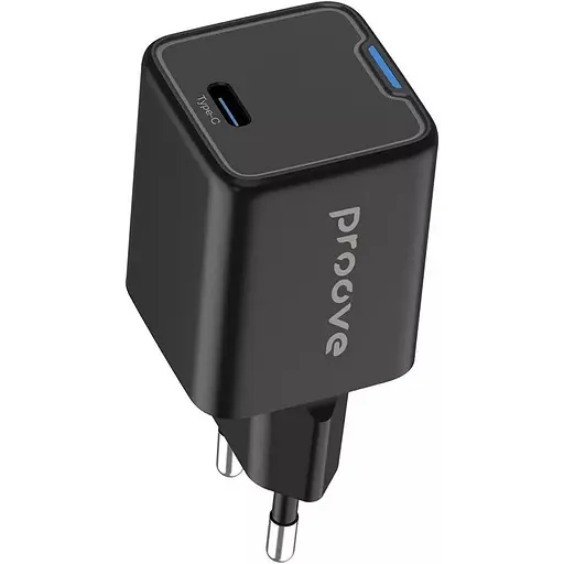 Мережевий зарядний пристрій Proove Pocket GaN 25W Type-C Black (WCPG25010201) [130255]