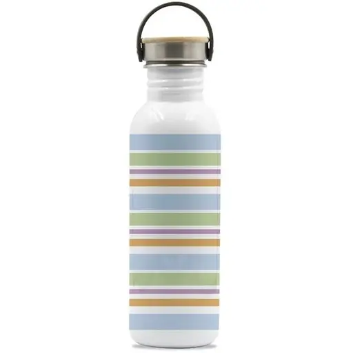 Пляшка для води Laken Basic Steel Bamboo Drinklife 0.75 Bands (1004-DLBSB7BA)