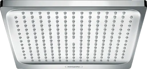 Верхний душ Hansgrohe Crometta E 240 1jet EcoSmart 9л/мин белый/ хром 26727000, Хром - фото 1