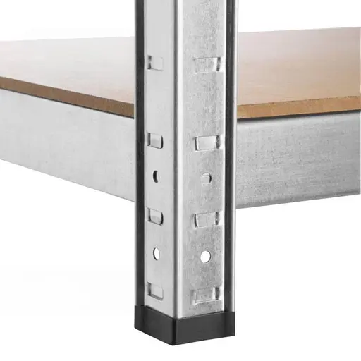 Стелаж металевий 100x50x30 см ЦИНК 2 полички MДФ (5 мм) БОНА-ПРО - фото 3