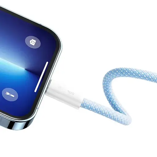 Дата кабель Baseus Dynamic Series Type-C to Type-C 100W (2m) (CALD00030) Blue - фото 2