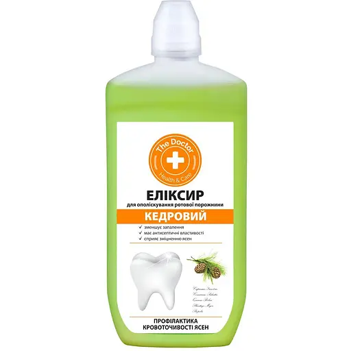 Эликсир для ополаскивания полости рта Домашний Доктор Кедровый 500 мл - фото 1