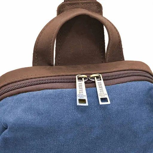 Кожаная сумка-слинг Tarwa 28х22х7 см sum0025527 - фото 7