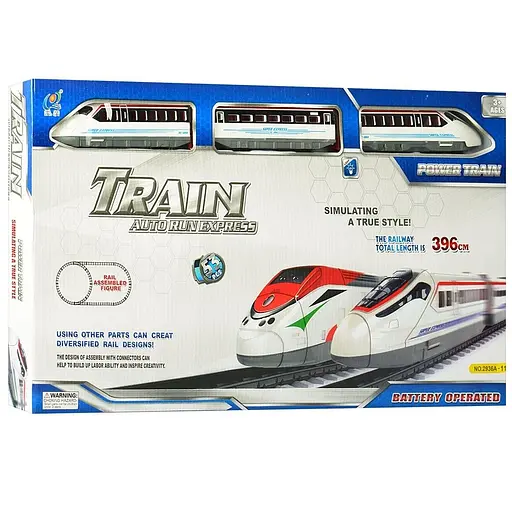 Детская железная дорога Train Auto Run Express со светом (2936A-11) - фото 4