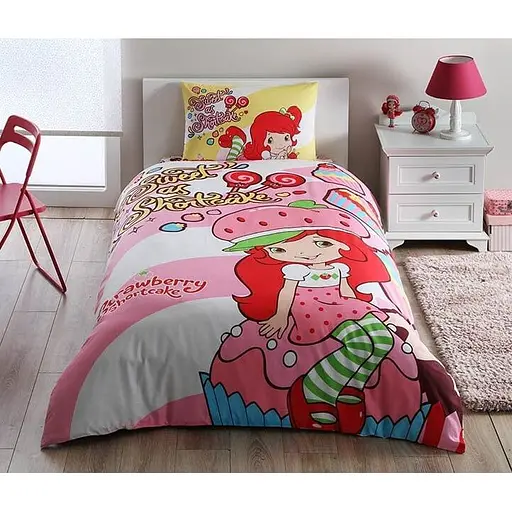 Комплект постільної білизни TAC Disney Shortcake Cute Полуторний Різнокольоровий 000229577
