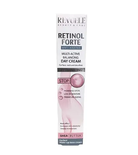 Балансирующий дневной крем для лица Мульти-актив Ретинол Форте Revuele 50 мл - фото 1