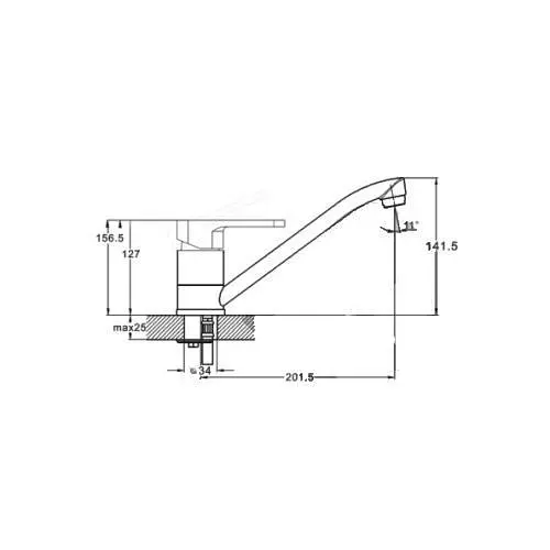 Змішувач для умивальника Zegor POP4-A043KW Білий 30412 - фото 2