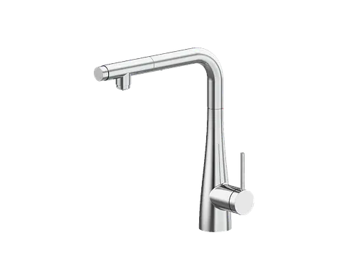 Смеситель для кухни Imex Split с подключением фильтрованной воды и выдвижным изливом хром GOS005 Хром - фото 1