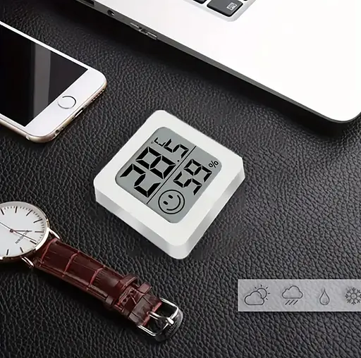 Міні РК-цифровий термометр і гігрометр — портативний вимірювач температури та вологості для дому та вулиці - фото 13