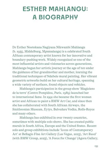 Esther Mahlangu. To Paint is in My Heart - фото 15