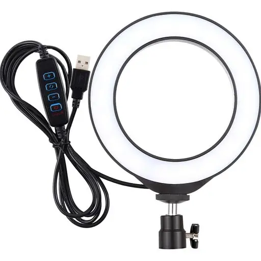 Кільцева USB LED лампа Puluz PU378 6.2" - фото 1