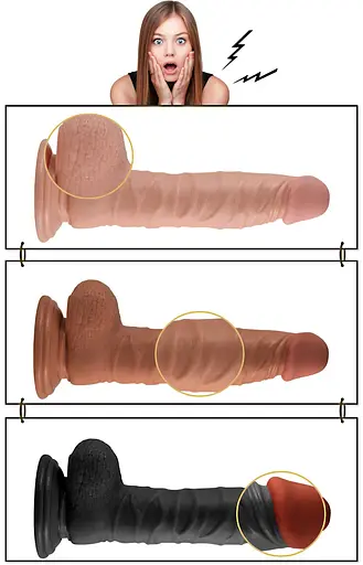 Фаллоимитатор с вибрацией Lovetoy Real Extreme 22 см телесный - фото 3