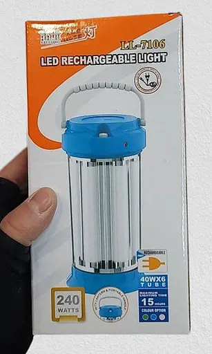 Светильник аккумуляторный Lei Liang LL-7106 работает от повербанка USB - фото 8