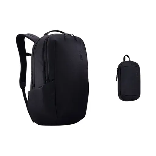Комплект: Рюкзак Thule Subterra 2 Backpack 21L Black (TH 3205024) + Органайзер Thule Subterra 2 PowerShuttle Small Black (TH 3205037)
