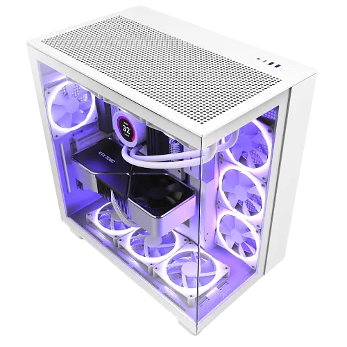 Корпус NZXT H9 Flow Edition White (CM-H91FW-01)