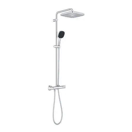Душова система термостатична Grohe QuickFix Vitalio Comfort System 250 Cube 26696001, Хром - фото 3