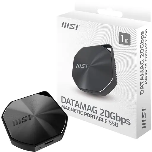 Накопитель SSD MSI SSD 1TB MAGNETIC DATAMAG USB Type-C (S78-440L0B0-P83) - фото 6