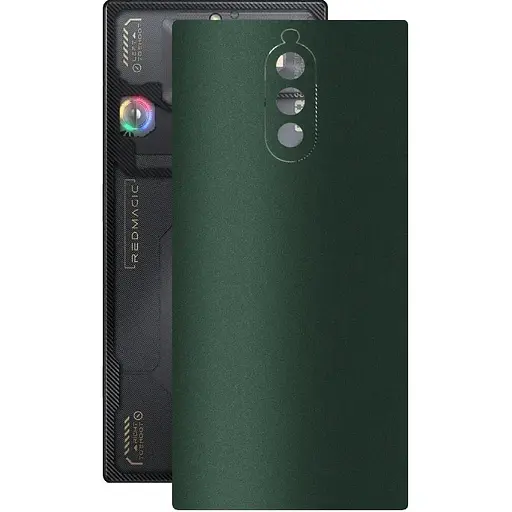 Защитная пленка StatusSKIN для ZTE Nubia Red Magic 8 Pro Plus Корпус Винил Зеленая матовая - фото 1