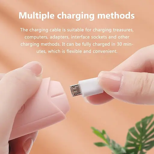 USB-перезаряжаемое тепловое импульсное устройство против зуда, электронная палочка для снятия зуда на открытом воздухе - фото 3