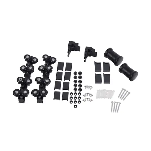 Душова кабіна Qtap Pisces BLA109-11SC5 90-105x90-105 см, скло Clear 5 мм без піддона, Чорний, Універсальна, прозорий - фото 6