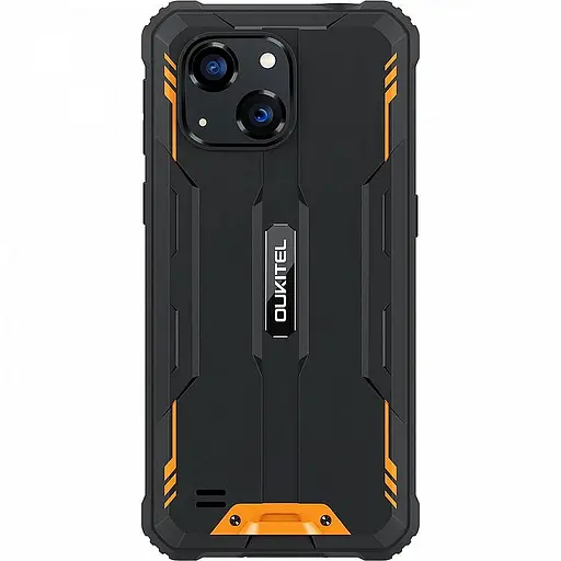 Смартфон Oulitel WP32 593" HD+ /4 ГБ/128 ГБ T606/6300 мАч/IP68/20+5 Мп Orange - фото 6