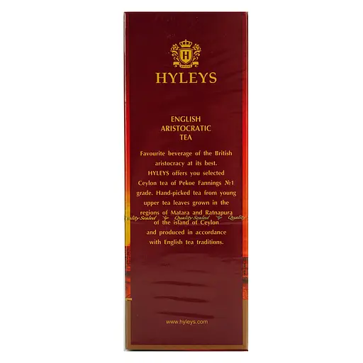 Чай Hyleys English aristocratic 200 г (100 шт. x 2 г) - фото 4