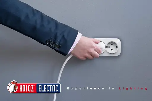 Розетка HOROZ ELECTRIC Eva, двойная накладная, с заземлением, белая - фото 3