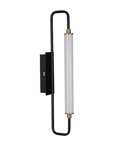 Бра, настінний світильник Goldlux 333995 Felicja LED 1x14W 4000K 2200Lm IP20 чорний - фото 1