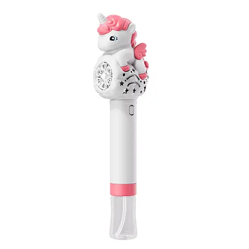 Пістолет з мильними бульбашками H055 Little Unicorn + bottle 50ml Pink