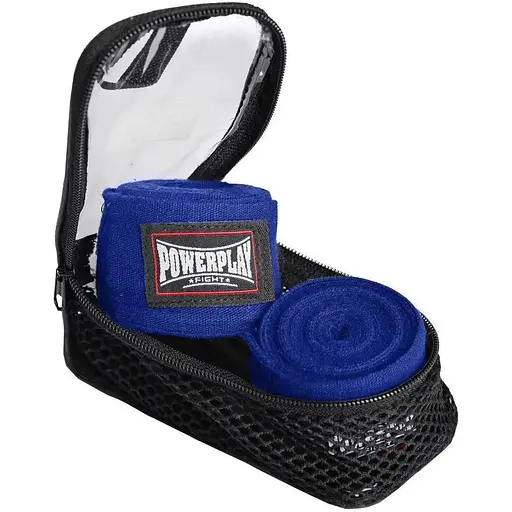 Бинти для боксу Power Play 3046 3 м, Blue