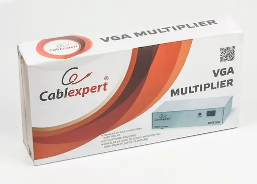 Сплітер VGA 2 Port Cablexpert GVS122 розгалужувач 2 монітора - фото 3