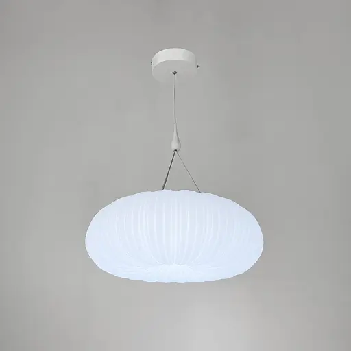 Підвісний світильник з білим фігурним абажуром Ø 38 см | Арт. SG 28-450 | Line F - фото 3