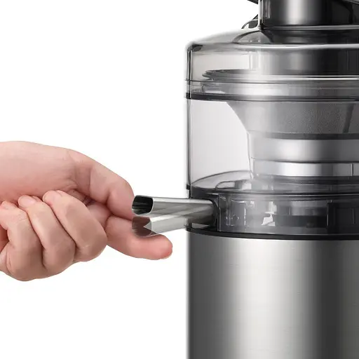 Соковижималка Panasonic 1000Вт чаша-1.5л жмих-2л жолоб на ціле яблуко пластик/метал чорний - фото 9