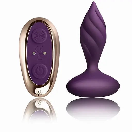 Анальна вібропробка Rocks Off Petite Sensations Desire 7.5 см (фіолетовий) - фото 2