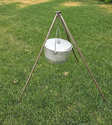 Тренога туристическая походная складная для подвешивания казана (85 см), Wood&Steel 86366 - фото 3