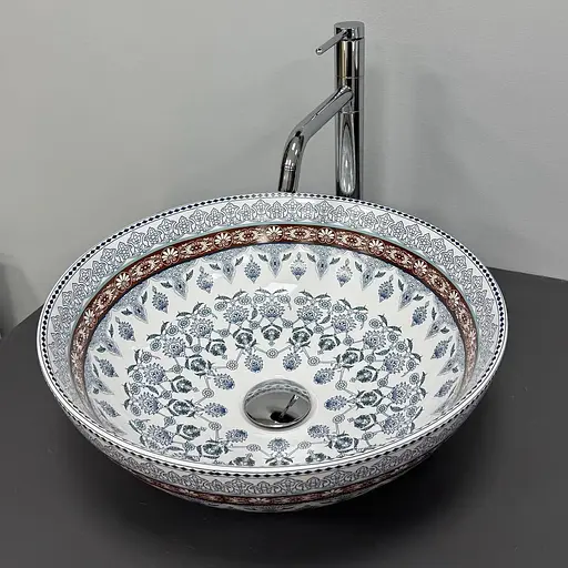 Умивальник VBI Arcile blue накладний VBI-016102, Кольоровий - фото 1