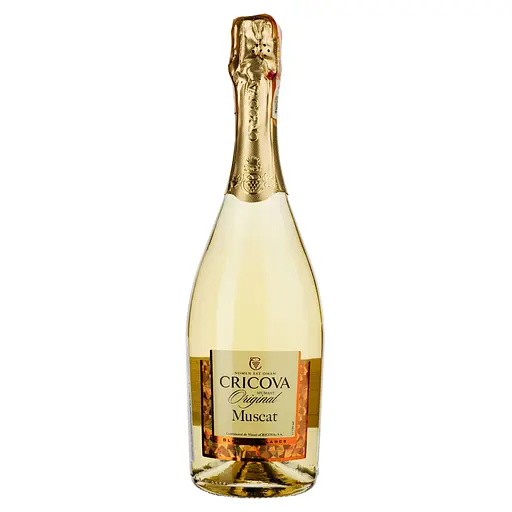 Игристое вино Cricova Original Muscat белое полусухое 0.75 л
