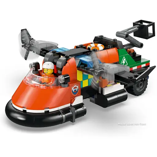 Конструктор LEGO City Ремикс самолета, грузовика и судна на воздушной подушке 990 деталей (60505) - фото 6